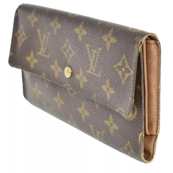 Louis Vuitton Handbags - LOUIS VUITTON INTERNATIONAL LONG TRIFOLD WALLET MONOGRAM BROWN M61215 05YB794